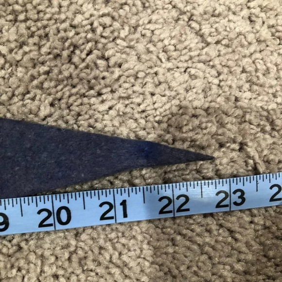 1950s Antique MYF Pennant Flag 23" - Picture 3 of 8